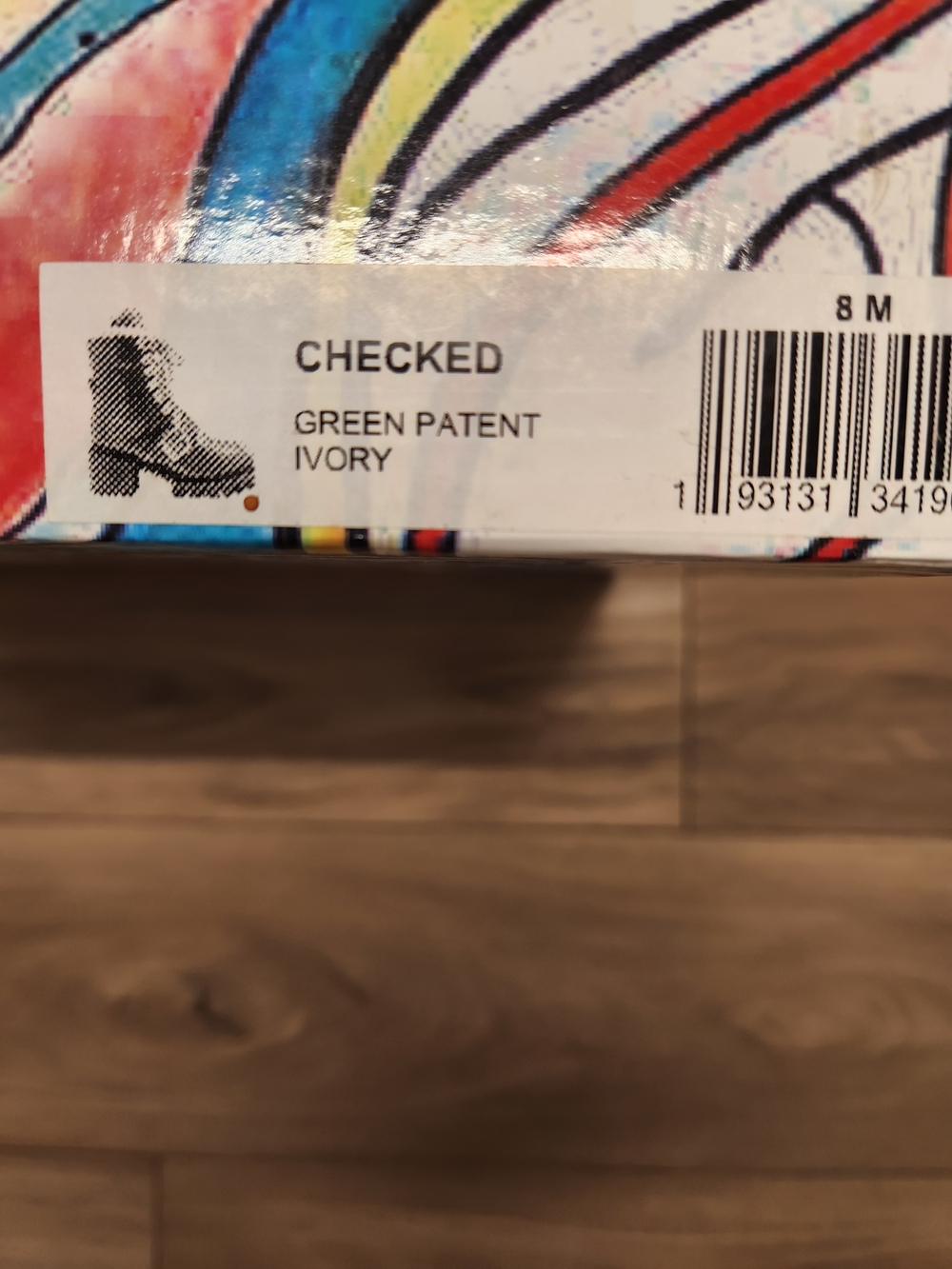 Jeffery Campbell "Checked" Platform Combat Boots Size 8 - Picture 6 of 7